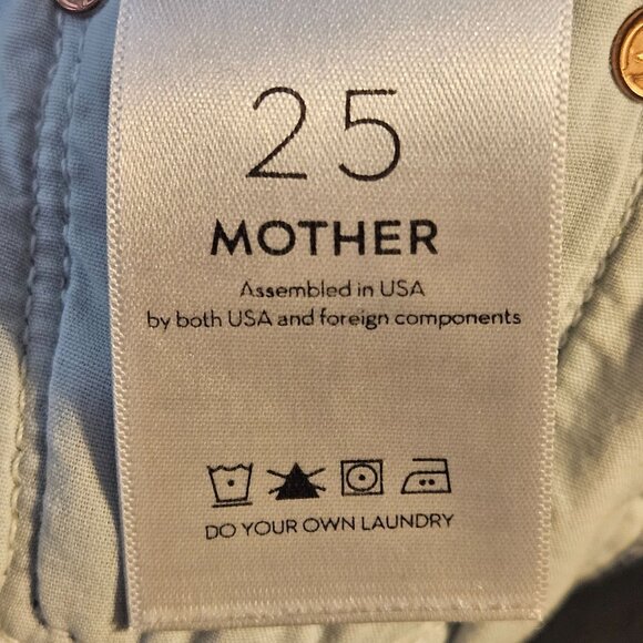 Mother Women Mid-Rise The Looker ankle step fray Jeans 25 Indie Clean Girl - Picture 4 of 16